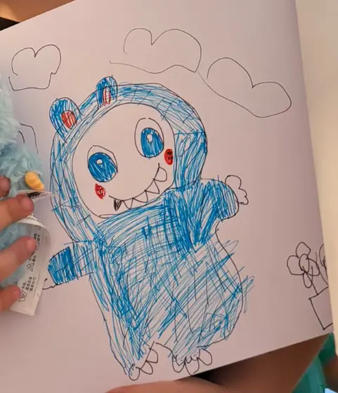 Детский рисунок — «Стич», Алиса, 6 лет, рисунок 2